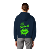 Kiss of Attitude - Womens Organic Boxcut Hoodie