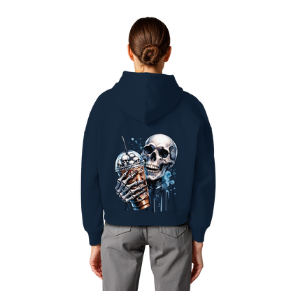 Chill Skull - Womens Organic Boxcut Hoodie