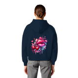 Cherry Kisses - Womens Organic Boxcut Hoodie