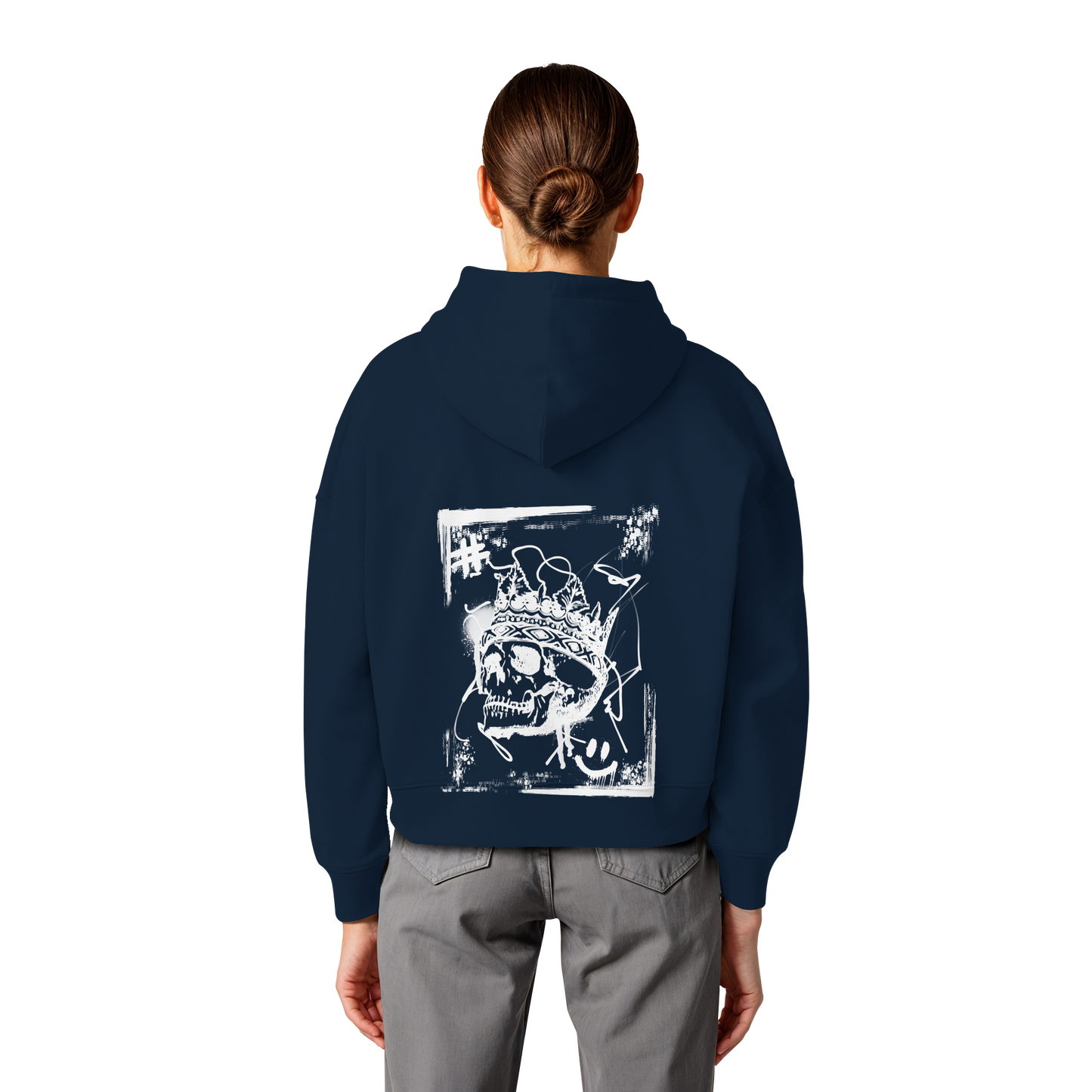 Monarch of the Darkness - Womens Organic Boxcut Hoodie