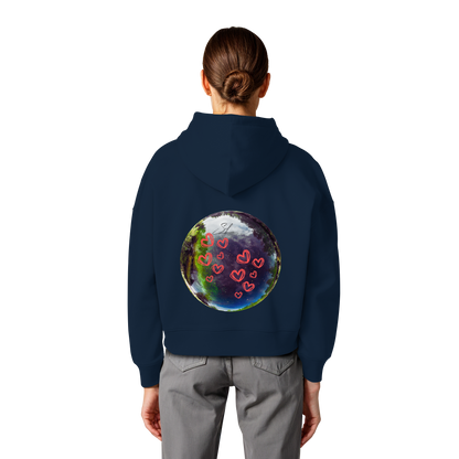 Love our World - Womens Organic Boxcut Hoodie