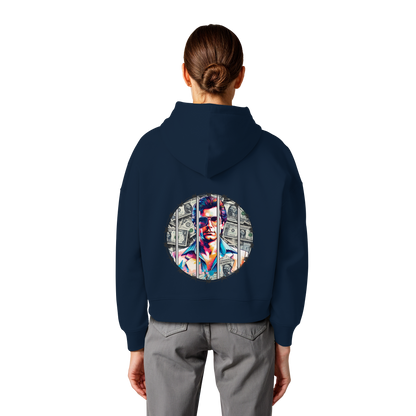 Money Maker - Womens Organic Boxcut Hoodie