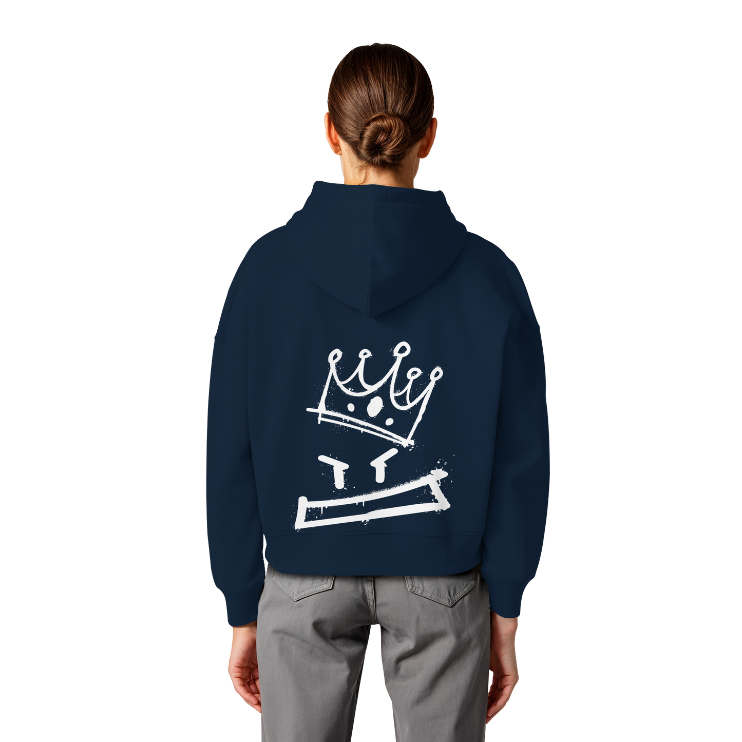 Graffiti King - Womens Organic Boxcut Hoodie