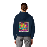 Summer Party Vibes - Womens Organic Boxcut Hoodie