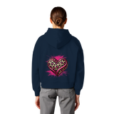 Wild Heart - Womens Organic Boxcut Hoodie