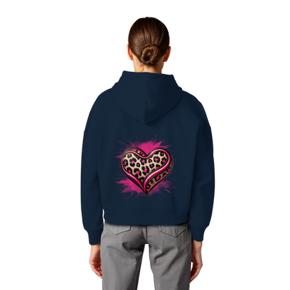 Wild Heart - Womens Organic Boxcut Hoodie