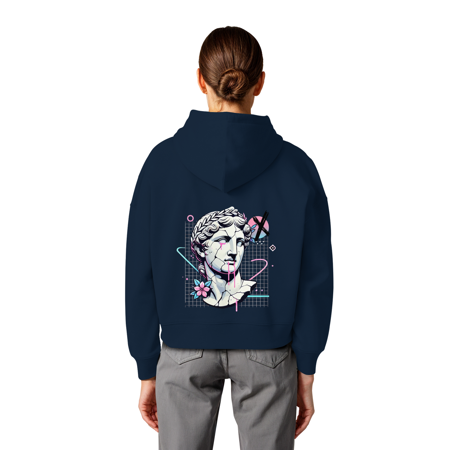 Mystic Head - Womens Organic Boxcut Hoodie