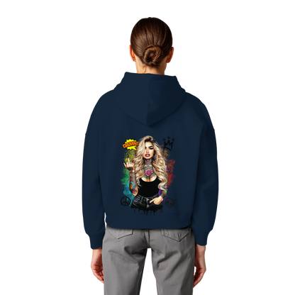 Ink Queen - Womens Organic Boxcut Hoodie
