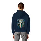 Urban Leopard - Womens Organic Boxcut Hoodie