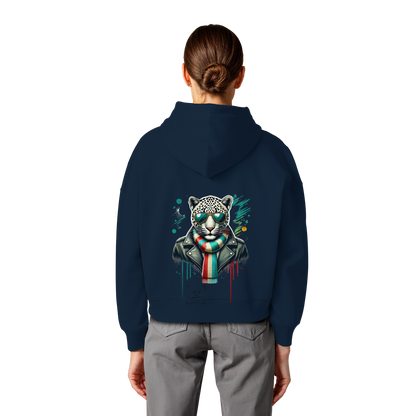 Urban Leopard - Womens Organic Boxcut Hoodie