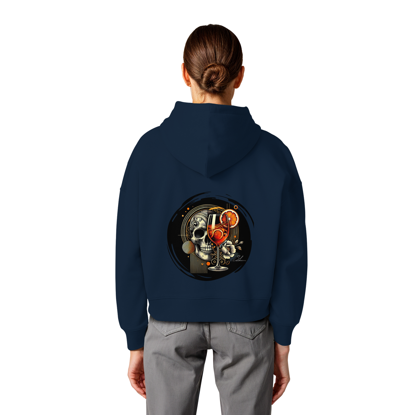 Spirit of the night - Womens Organic Boxcut Hoodie