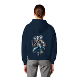 Elephant Warrior - Womens Organic Boxcut Hoodie