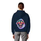 Crazy Chimp - Sweat à capuche Boxcut bio pour femme