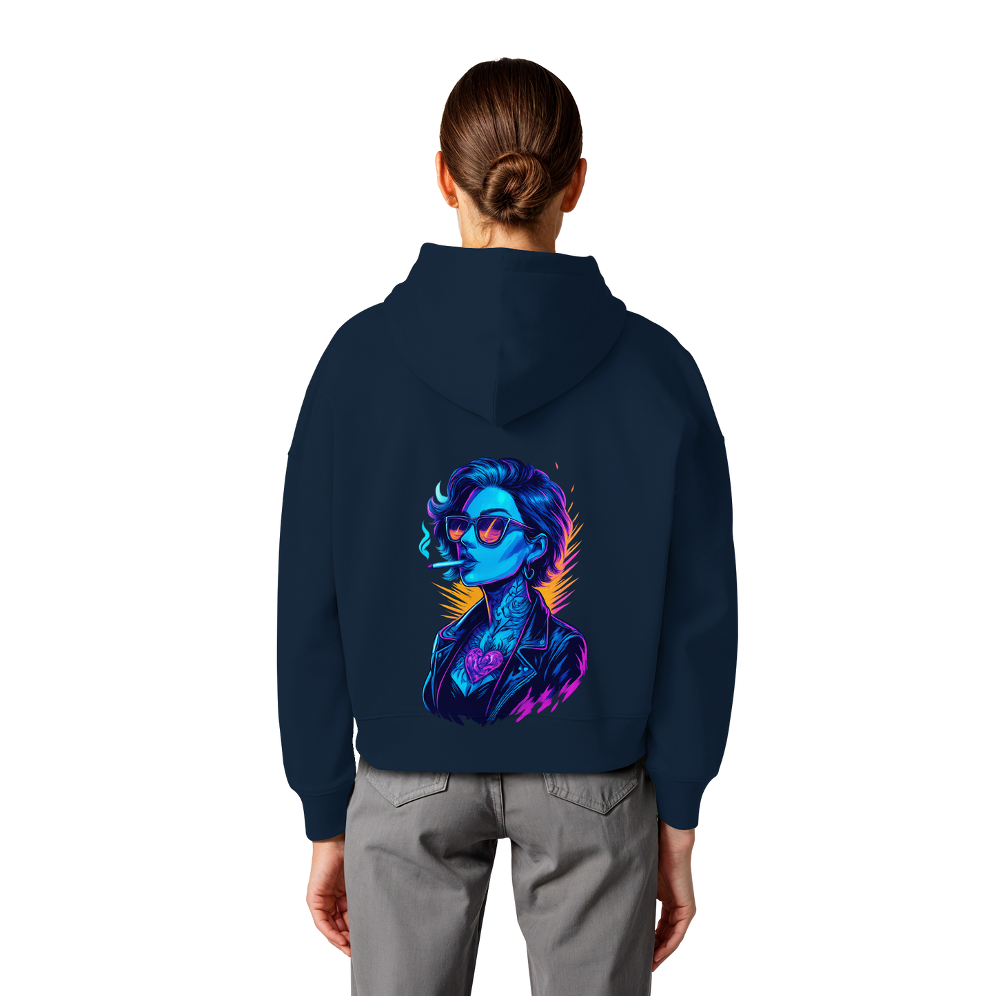 Urban Pulse - Womens Organic Boxcut Hoodie