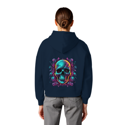 Galactic Skull - Organic Women Boxcut Hoodie