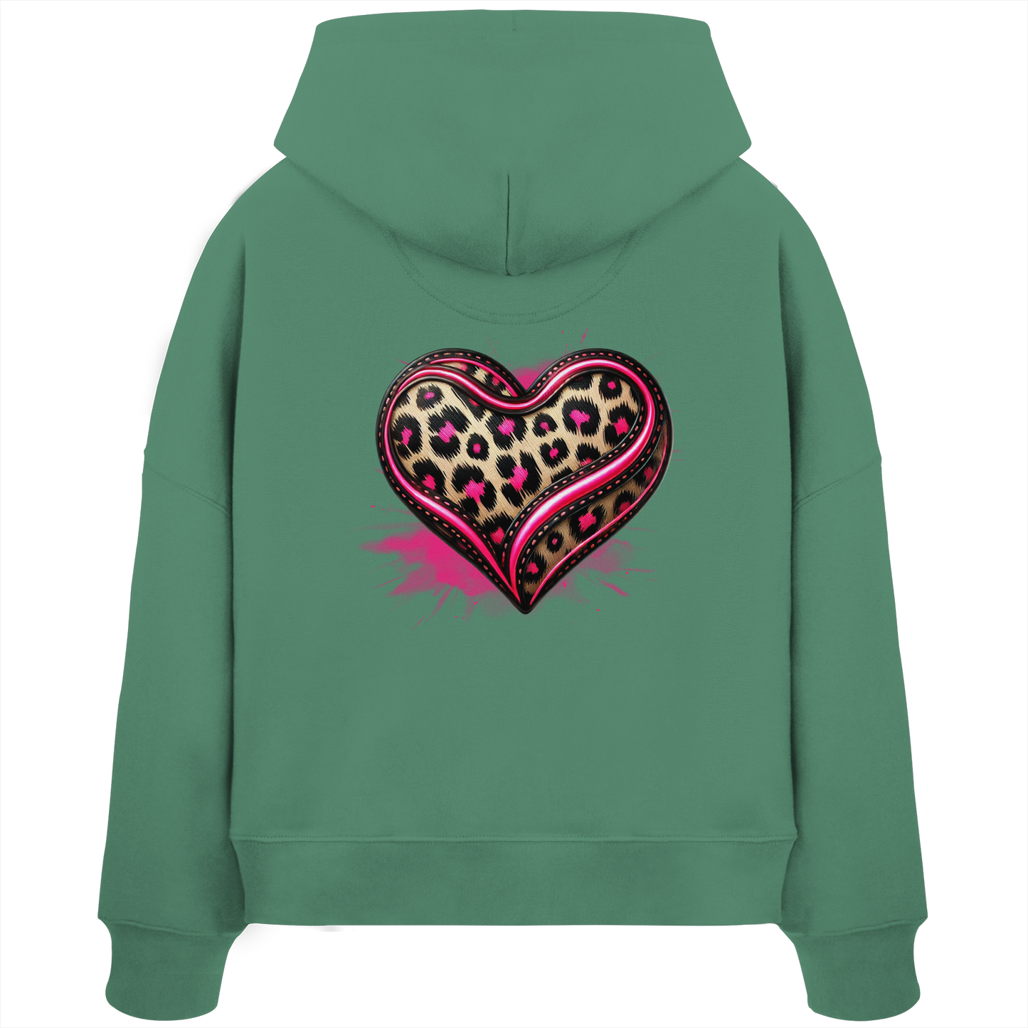 Wild Heart - Womens Organic Boxcut Hoodie