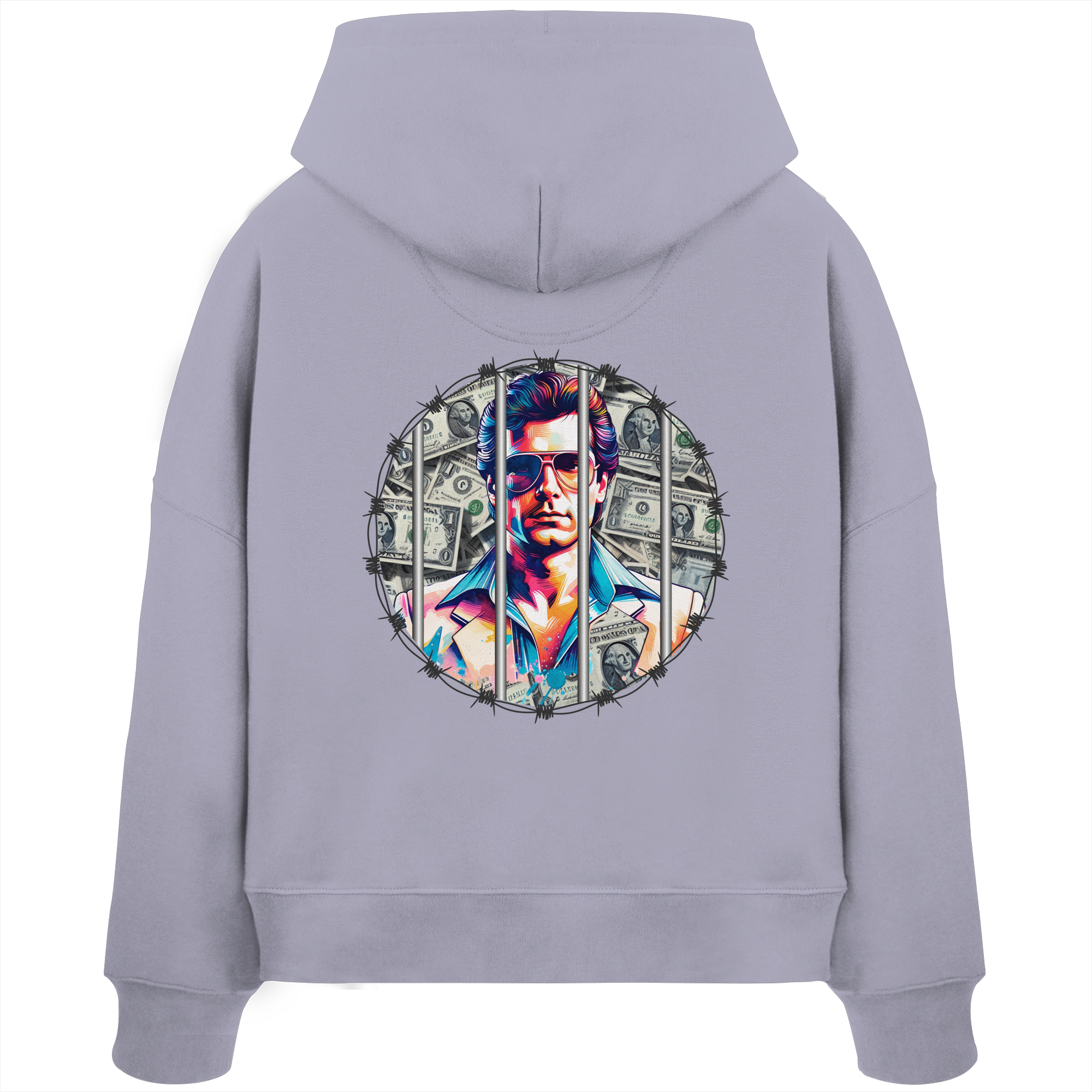 Money Maker - Womens Organic Boxcut Hoodie