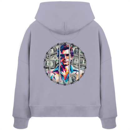 Money Maker - Womens Organic Boxcut Hoodie