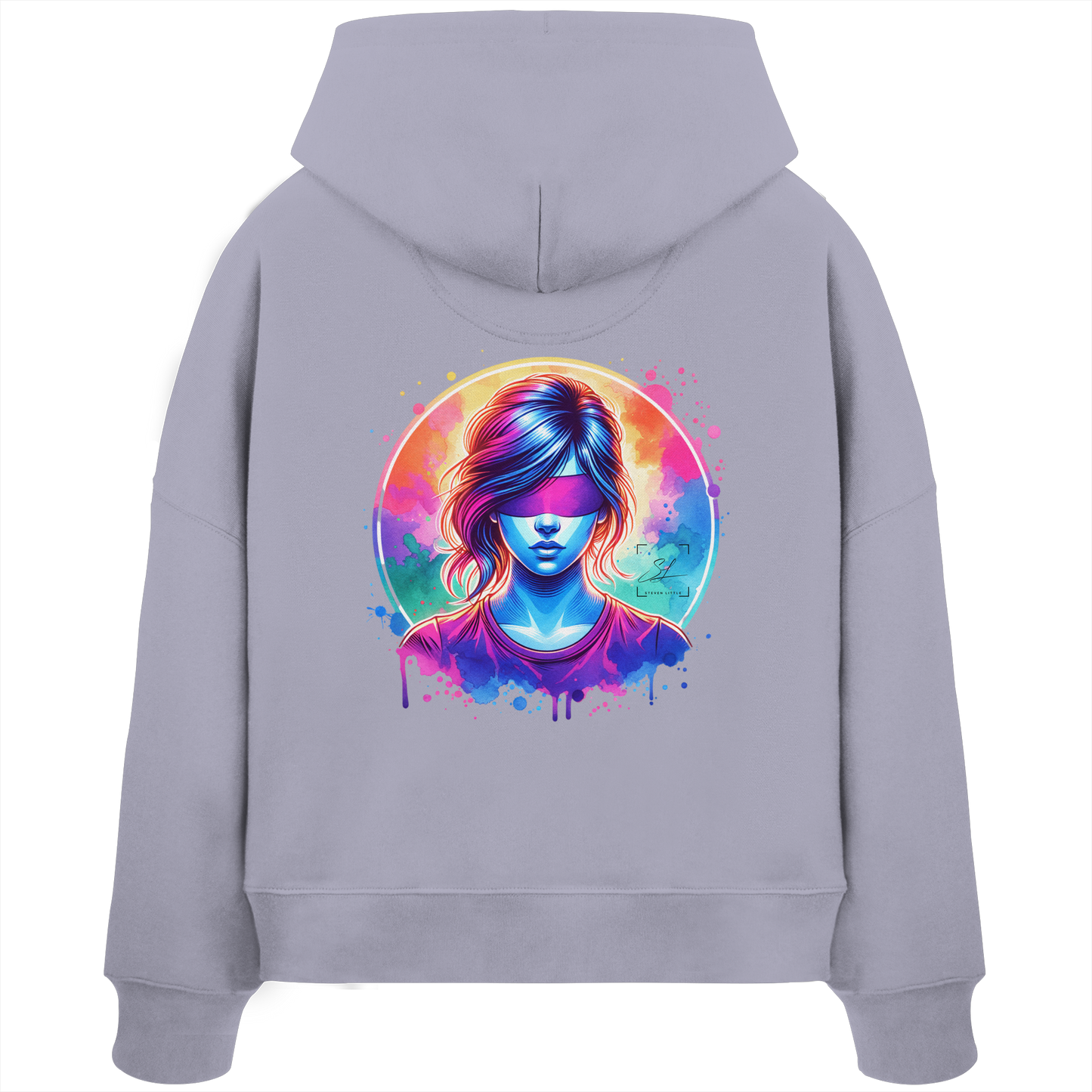 Mystic Vision - Sweat à capuche Boxcut bio pour femme