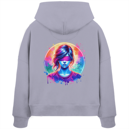 Mystic Vision - Sweat à capuche Boxcut bio pour femme