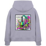 Neon Fresh - Womens Organic Boxcut Hoodie