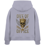 King out of Office - Womens Organic Boxcut Hoodie