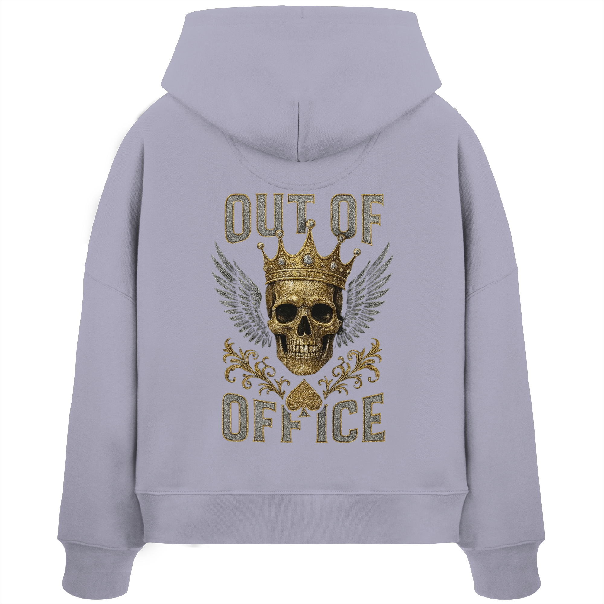King out of Office - Womens Organic Boxcut Hoodie