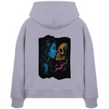 Kissing Skull - Womens Organic Boxcut Hoodie
