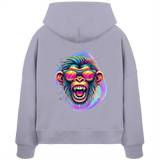 Crazy Chimp - Sweat à capuche Boxcut bio pour femme