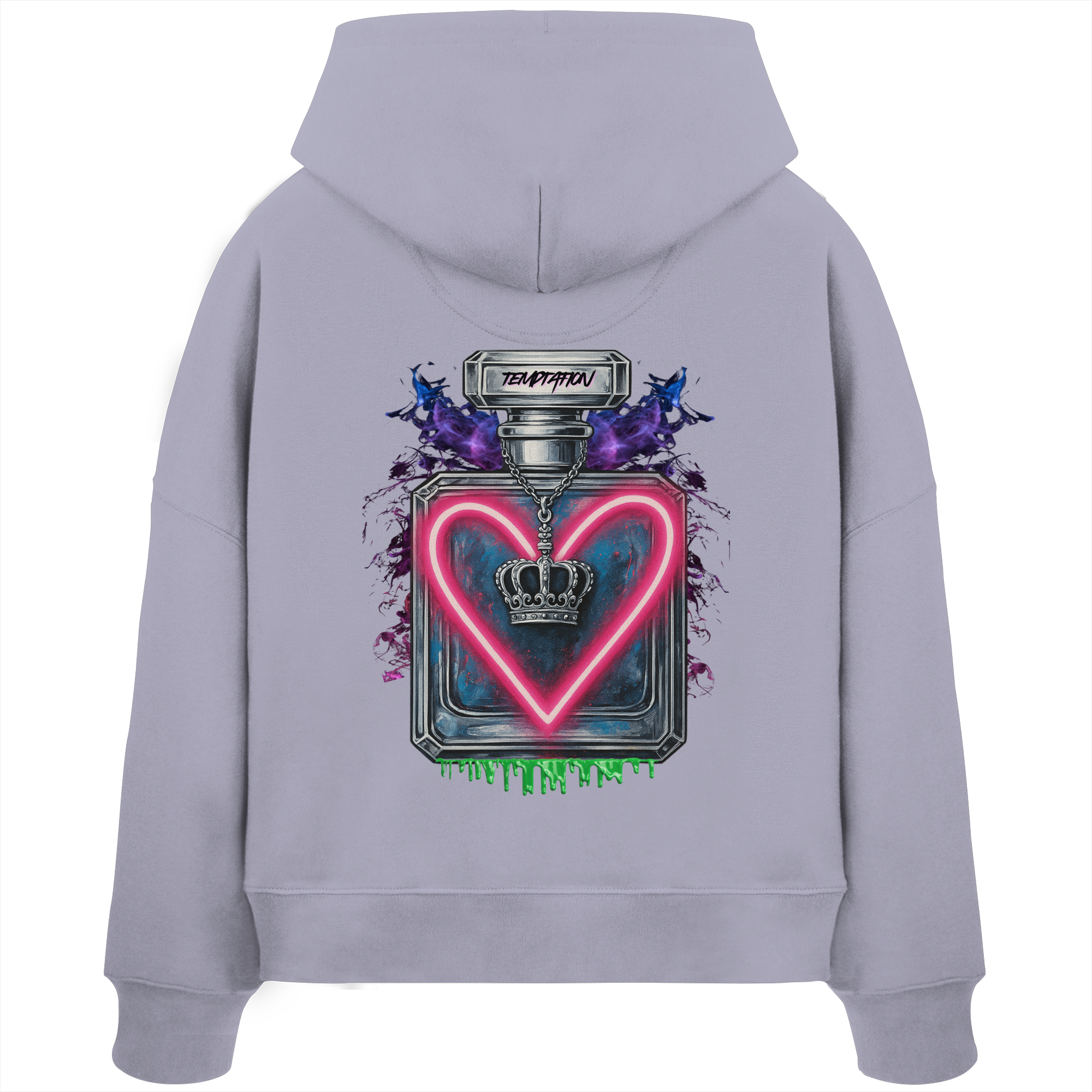 Temptation - Womens Organic Boxcut Hoodie