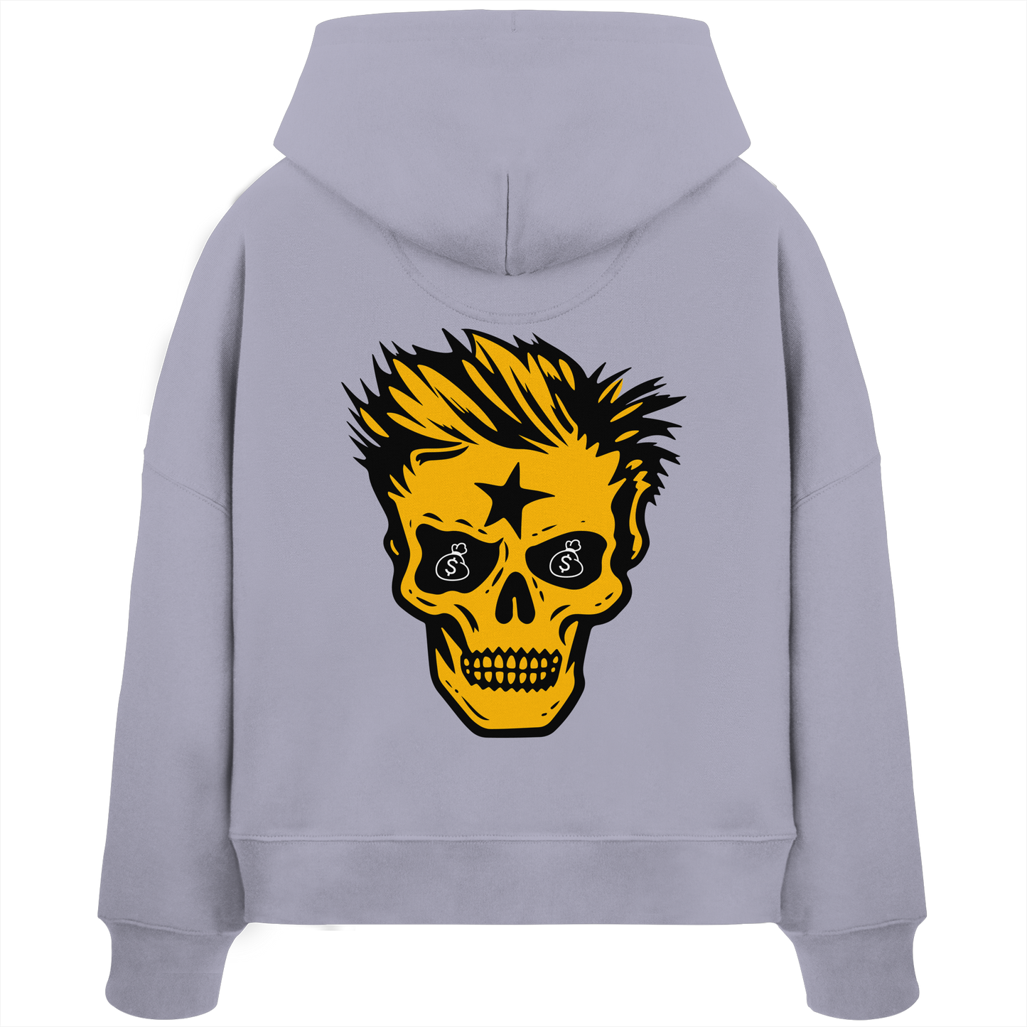 Golden Skull Dreams - Sweat à capuche bio Boxcut pour femme