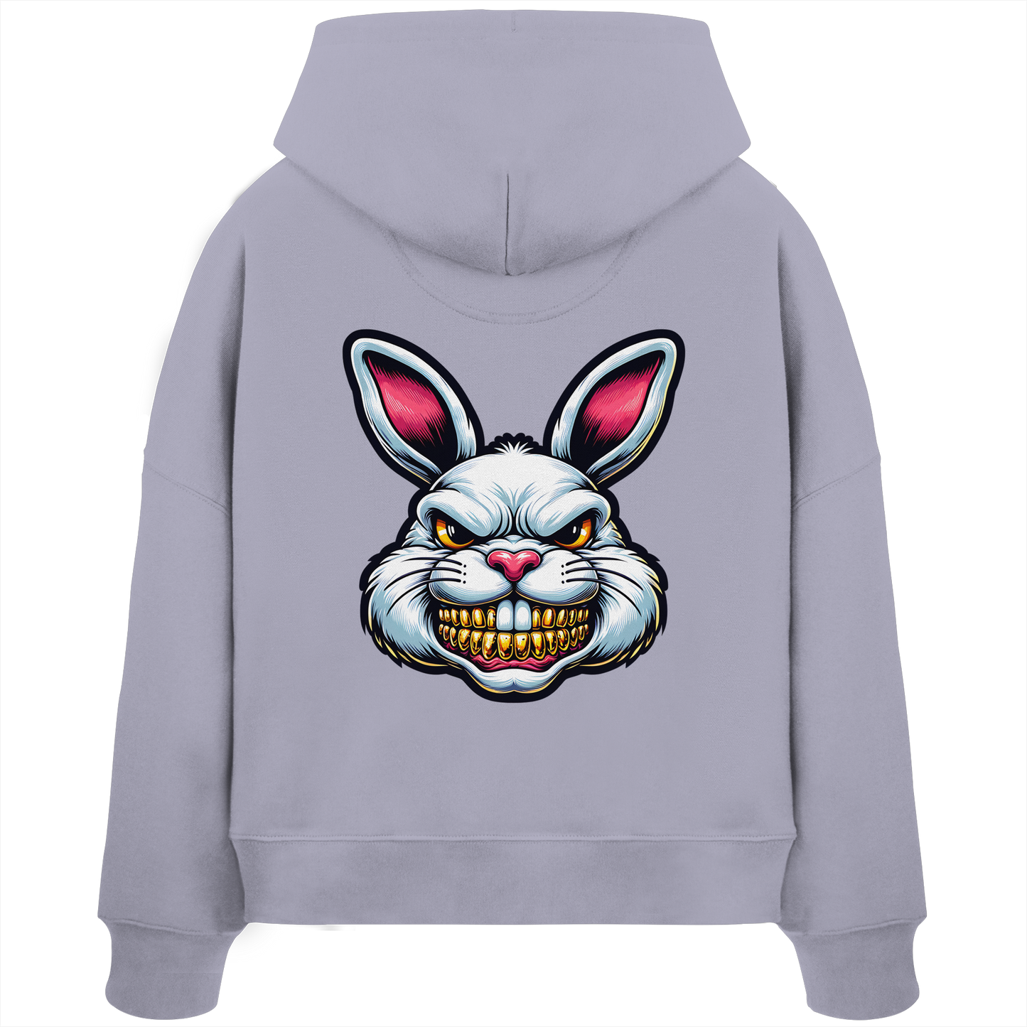ToothBunny Terror - Womens Organic Boxcut Hoodie