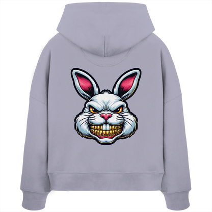 ToothBunny Terror - Womens Organic Boxcut Hoodie