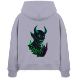 Neon Hellfire - Womens Organic Boxcut Hoodie