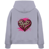 Wild Heart - Womens Organic Boxcut Hoodie
