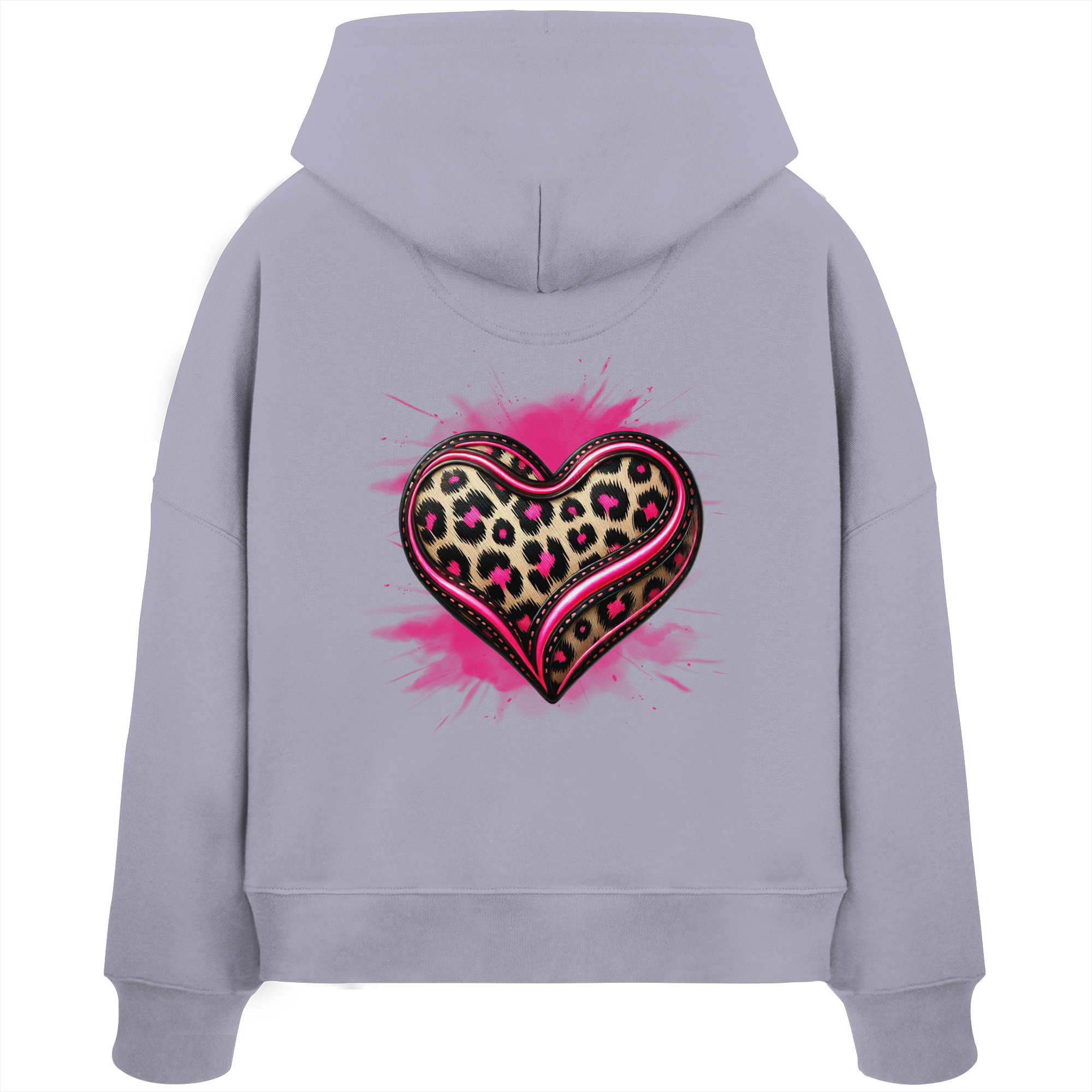 Wild Heart - Womens Organic Boxcut Hoodie