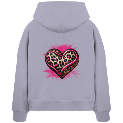 Wild Heart - Womens Organic Boxcut Hoodie