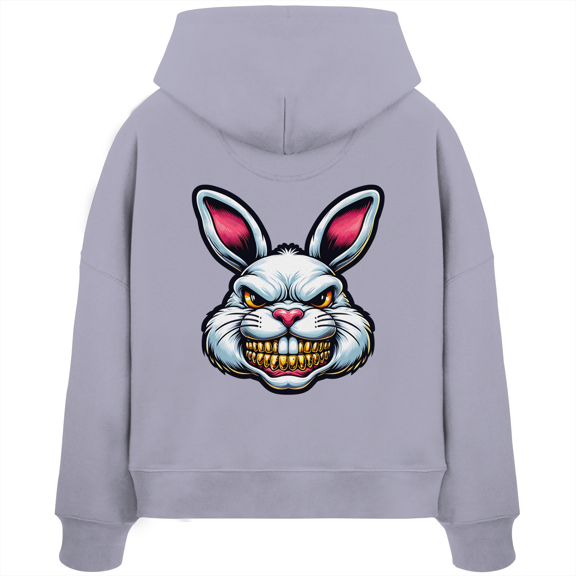 Tooth Bunny - Womens Organic Boxcut Hoodie