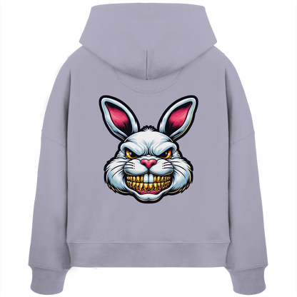Tooth Bunny - Womens Organic Boxcut Hoodie