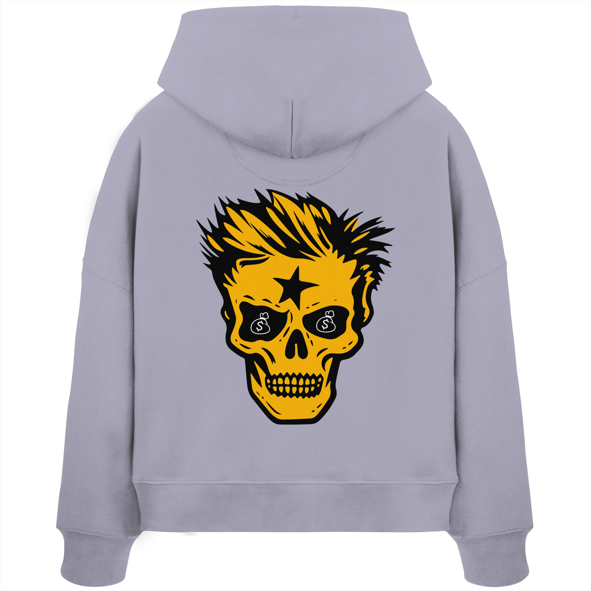 Golden Skull - Womens Organic Boxcut Hoodie