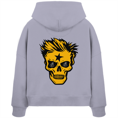 Golden Skull - Womens Organic Boxcut Hoodie
