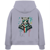 Urban Leopard - Womens Organic Boxcut Hoodie