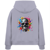 Explosion de vie - Sweat à capuche bio Boxcut pour femme
