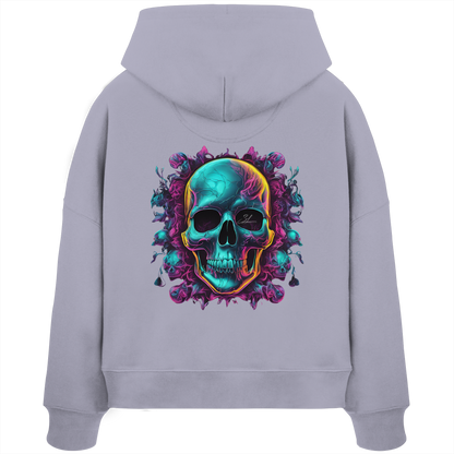 Galactic Skull - Womens Organic Boxcut Hoodie