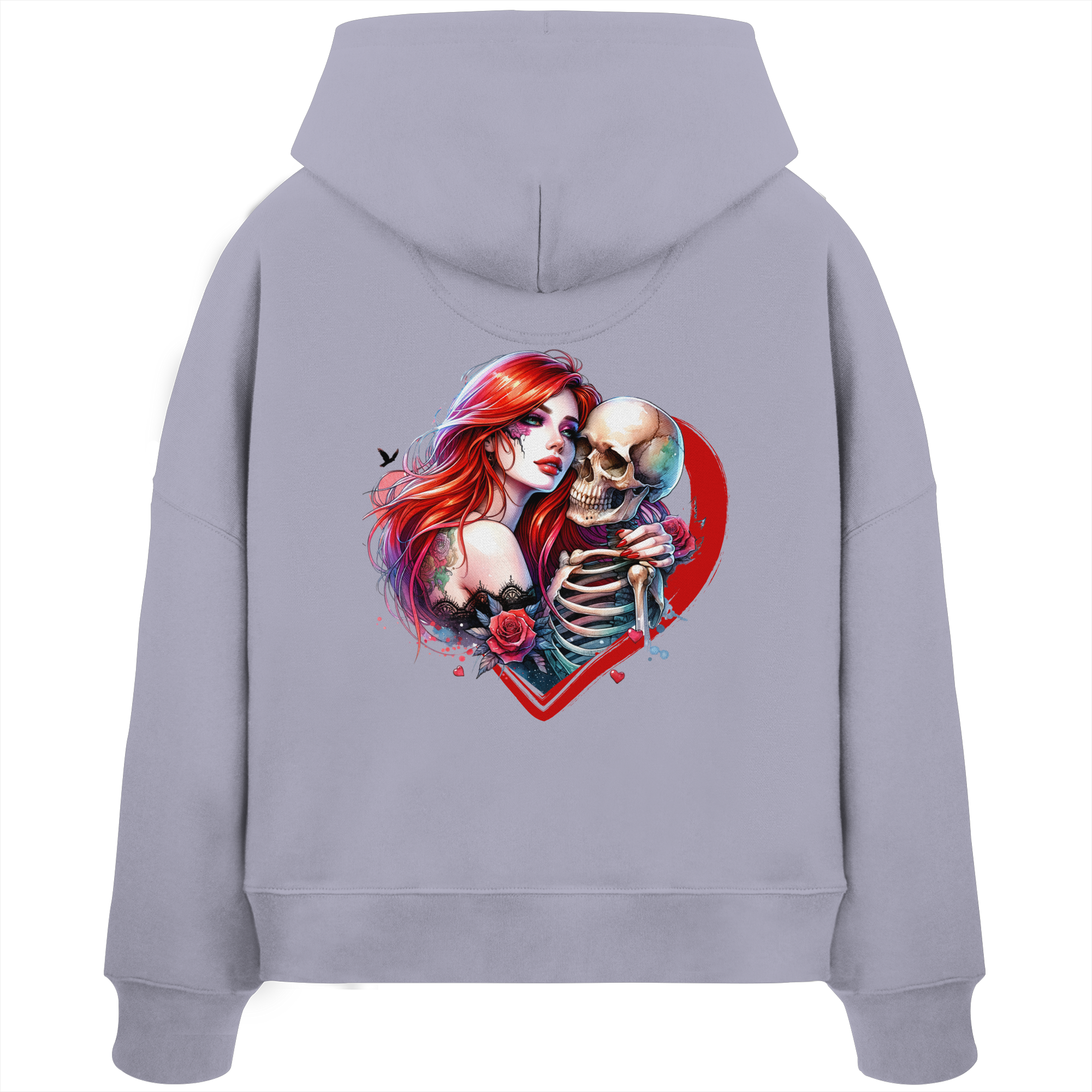 Forever Love - Sweat à capuche bio Boxcut pour femme