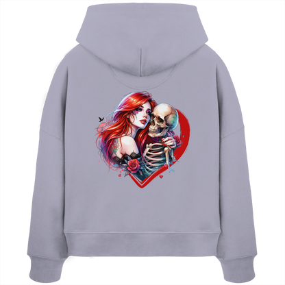 Forever Love - Womens Organic Boxcut Hoodie