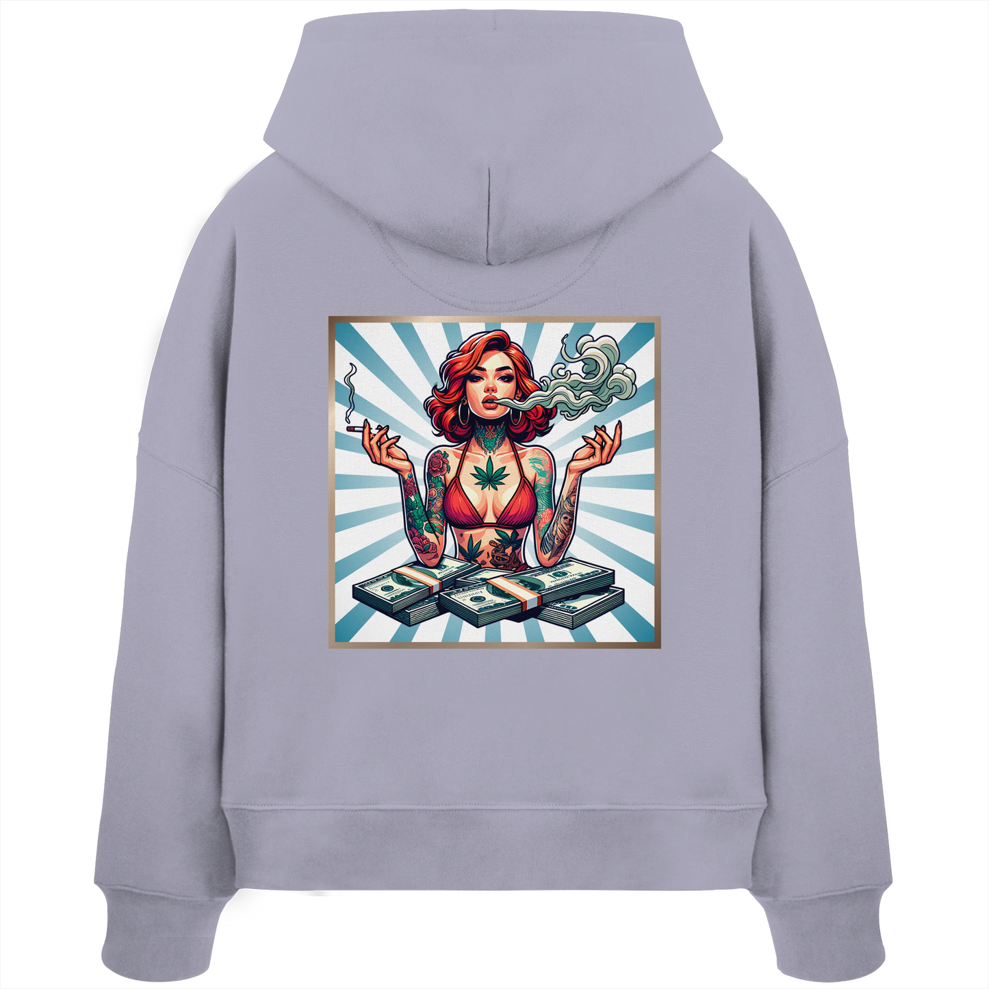 Rebel Rich - Womens Organic Boxcut Hoodie