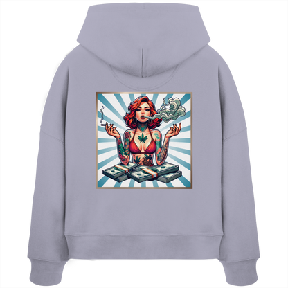Rebel Rich - Womens Organic Boxcut Hoodie