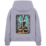Mystic Cat - Womens Organic Boxcut Hoodie