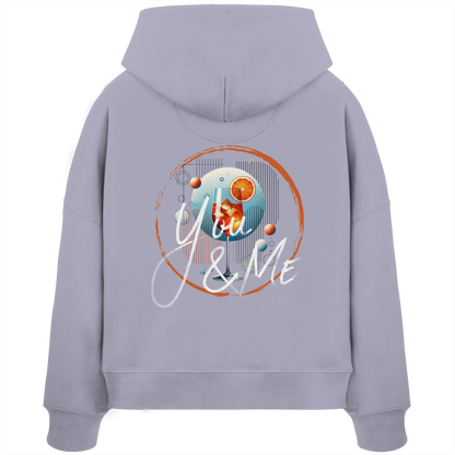 Cheers together - Womens Organic Boxcut Hoodie